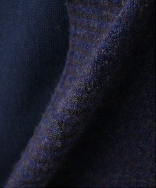 EDIFICE SELECT（エディフィスセレクト）の「【WKED / ウィークエンド】ショールカラー ニット（カーディガン/ボレロ・メンズ・ブルー系その他/ベージュ・LARGE/MEDIUM）」の17枚目の写真