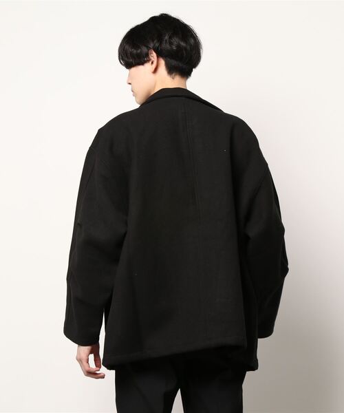 Revo.（レボ）の「オーバーサイズ ミリタリー メルトンジャケット（ミリタリージャケット・メンズ・カーキ/ブラック/ライトグレー・2/1）」の15枚目の写真