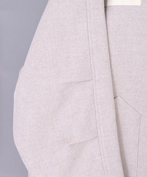 Revo.（レボ）の「オーバーサイズ ミリタリー メルトンジャケット（ミリタリージャケット・メンズ・カーキ/ブラック/ライトグレー・2/1）」の11枚目の写真