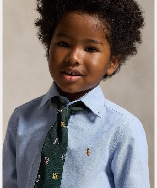POLO RALPH LAUREN CHILDRENSWEAR(ポロ ラルフ ローレン チルドレンズウェア)の「コットン オックスフォード シャツ(シャツ/ブラウス・キッズ・ブルー・4/6/7/3)」の7枚目の写真