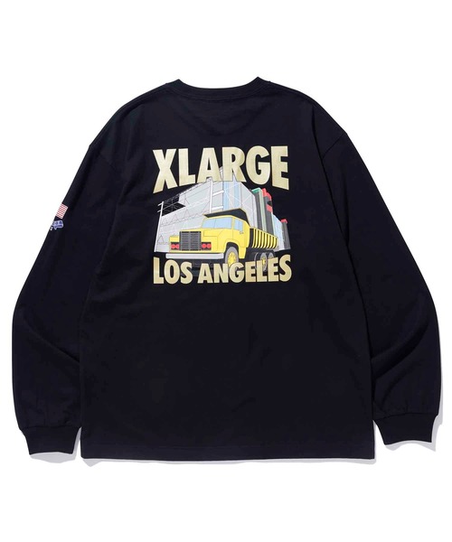 XLARGE(エクストララージ)の「CONSTRUCTION L/S TEE(Tシャツ/カットソー・メンズ・ブラック/ホワイト/オレンジ・M/XL/L/S)」の7枚目の写真
