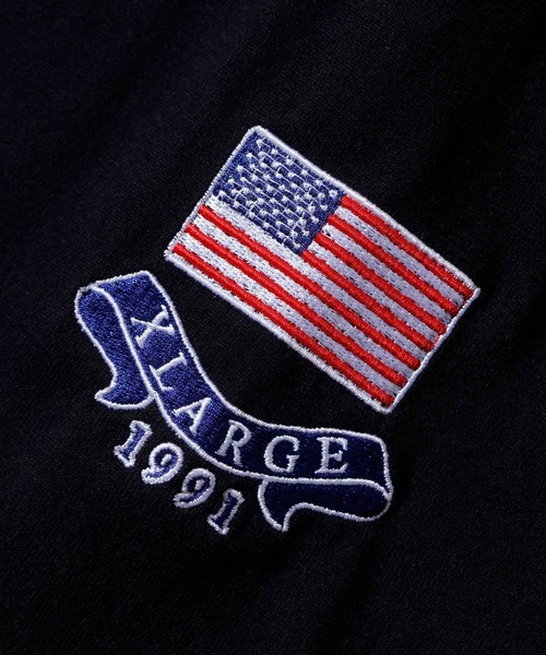 XLARGE(エクストララージ)の「CONSTRUCTION L/S TEE(Tシャツ/カットソー・メンズ・ブラック/ホワイト/オレンジ・M/XL/L/S)」の10枚目の写真