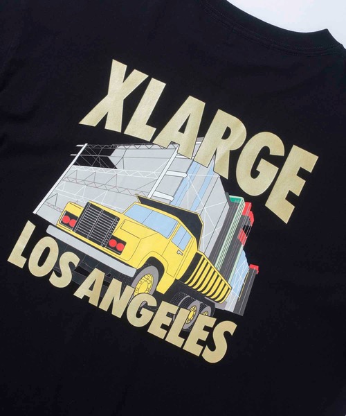 XLARGE(エクストララージ)の「CONSTRUCTION L/S TEE(Tシャツ/カットソー・メンズ・ブラック/ホワイト/オレンジ・M/XL/L/S)」の11枚目の写真
