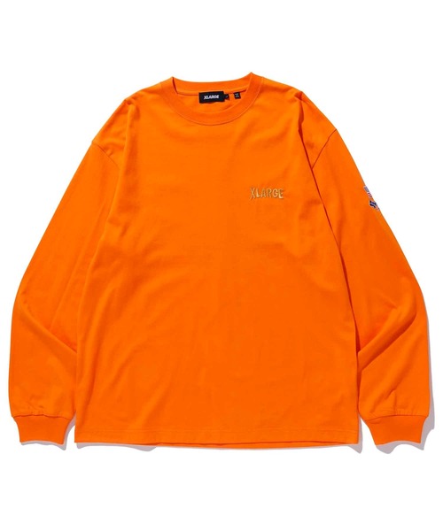 XLARGE(エクストララージ)の「CONSTRUCTION L/S TEE(Tシャツ/カットソー・メンズ・ブラック/ホワイト/オレンジ・M/XL/L/S)」の13枚目の写真