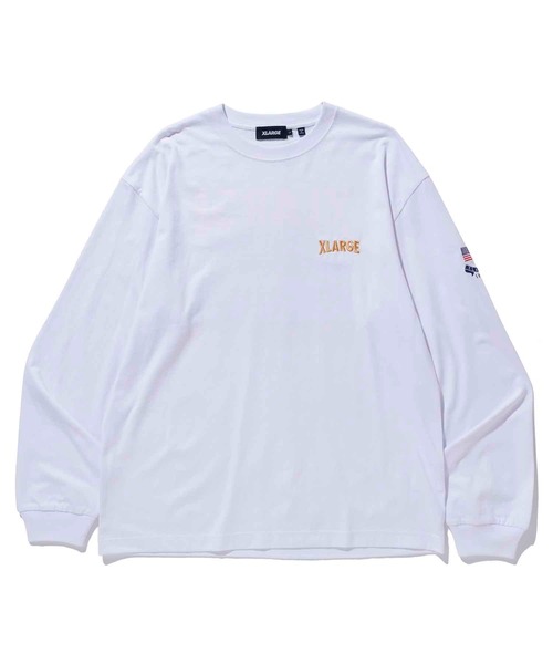 XLARGE(エクストララージ)の「CONSTRUCTION L/S TEE(Tシャツ/カットソー・メンズ・ブラック/ホワイト/オレンジ・M/XL/L/S)」の15枚目の写真