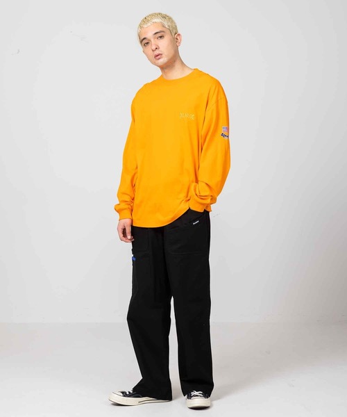 XLARGE(エクストララージ)の「CONSTRUCTION L/S TEE(Tシャツ/カットソー・メンズ・ブラック/ホワイト/オレンジ・M/XL/L/S)」の22枚目の写真
