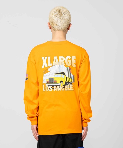 XLARGE(エクストララージ)の「CONSTRUCTION L/S TEE(Tシャツ/カットソー・メンズ・ブラック/ホワイト/オレンジ・M/XL/L/S)」の19枚目の写真