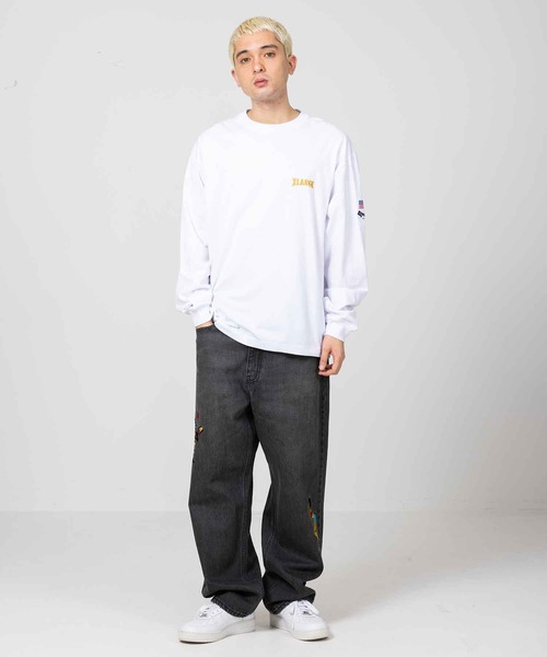 XLARGE(エクストララージ)の「CONSTRUCTION L/S TEE(Tシャツ/カットソー・メンズ・ブラック/ホワイト/オレンジ・M/XL/L/S)」の20枚目の写真