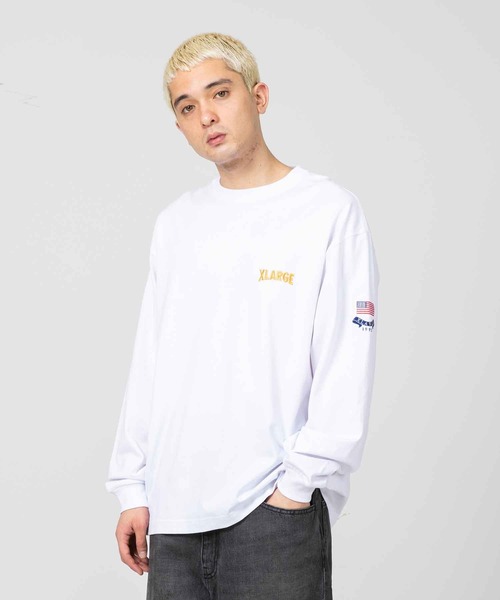 XLARGE(エクストララージ)の「CONSTRUCTION L/S TEE(Tシャツ/カットソー・メンズ・ブラック/ホワイト/オレンジ・M/XL/L/S)」の17枚目の写真