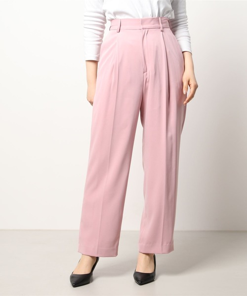 MERCURYDUO（マーキュリーデュオ）の「【To/】ツイルバナナシルエットパンツ（その他パンツ・レディース・ライトブルー/ピンク/アイボリー・SMALL/MEDIUM）」の3枚目の写真