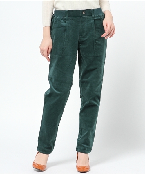 CIAOPANIC TYPY(チャオパニックティピー)の「コーデュロイストレッチテーパードパンツ(その他パンツ・レディース・グリーン/ホワイト/ベージュ/ネイビー/ボルドー・SMALL/MEDIUM/LARGE)」の4枚目の写真
