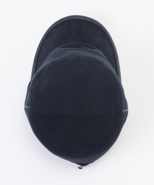 ikka（イッカ）の「キャンバスワークキャップ（キャップ・メンズ・ベージュ/ネイビー/グレー・FREE）」の4枚目の写真