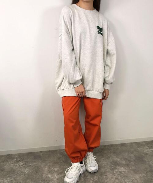 INGNI(イング)の「ツイルカーゴ/パンツ/A(カーゴパンツ・レディース・グリーン/アイボリー/ブラック/ゼブラ/オレンジ・FREE)」の11枚目の写真