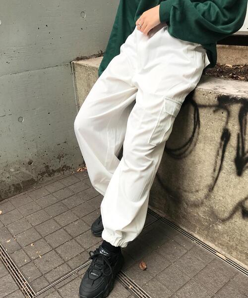 INGNI(イング)の「ツイルカーゴ/パンツ/A(カーゴパンツ・レディース・グリーン/アイボリー/ブラック/ゼブラ/オレンジ・FREE)」の15枚目の写真