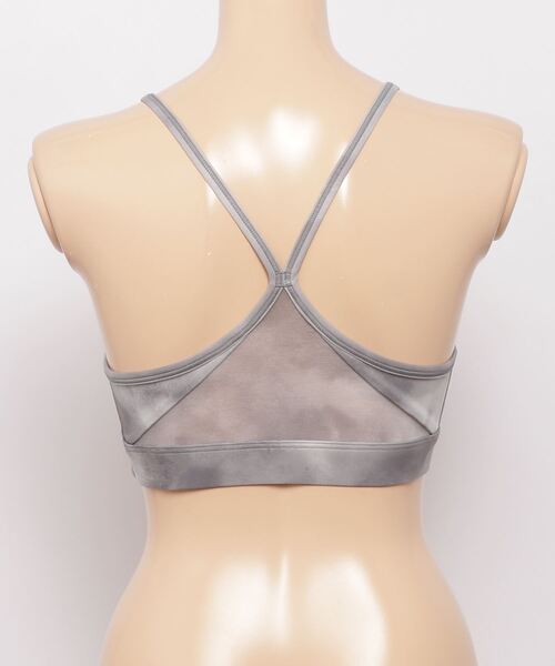 NIKE（ナイキ）の「NIKE/ナイキ アイコンクラッシュスカイPインディブラ（スポーツブラ・レディース・グレー/ホワイト・L/M/S）」の3枚目の写真