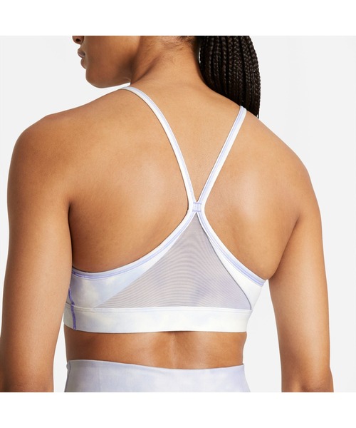 NIKE（ナイキ）の「NIKE/ナイキ アイコンクラッシュスカイPインディブラ（スポーツブラ・レディース・グレー/ホワイト・L/M/S）」の6枚目の写真