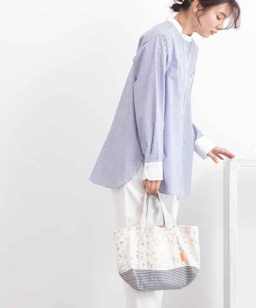 POU DOU DOU（プードゥドゥ）の「Favorisプリントトートバッグ（トートバッグ・レディース・キナリ・8）」の8枚目の写真