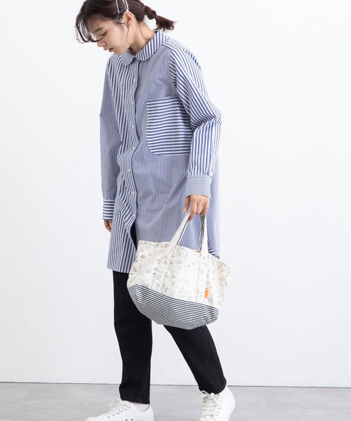 POU DOU DOU（プードゥドゥ）の「Favorisプリントトートバッグ（トートバッグ・レディース・キナリ・8）」の14枚目の写真