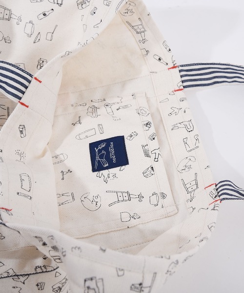 POU DOU DOU（プードゥドゥ）の「Favorisプリントトートバッグ（トートバッグ・レディース・キナリ・8）」の22枚目の写真