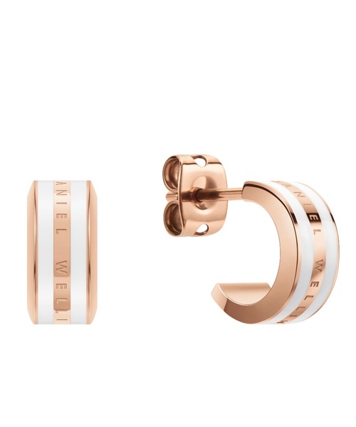 Daniel Wellington（ダニエルウェリントン）の「EMALIE EARRINGS　ピアス（ピアス（両耳用）・レディース・ホワイト/ブラック/ピンク・FREE）」の4枚目の写真
