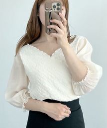 mysty woman | カシュクール2WAYプルオーバー 271131(Tシャツ/カットソー)