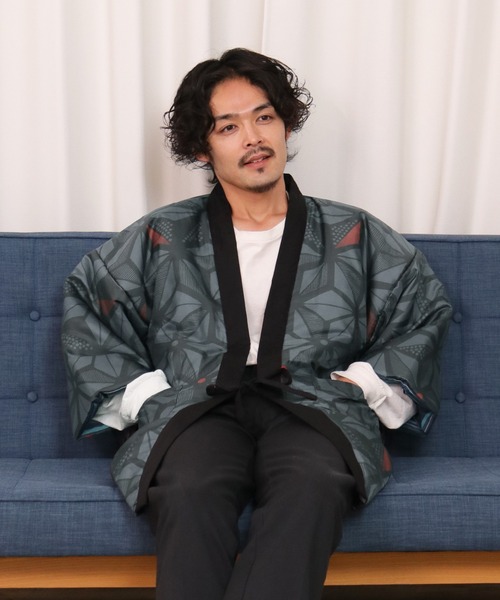 KYOETSU(キョウエツ)の「リバーシブル半纏(その他アウター・メンズ・グレー系その他3/グレー系その他/グレー系その他2/パープル系その他/ブルー系その他2/ブルー系その他・M/L)」の1枚目の写真