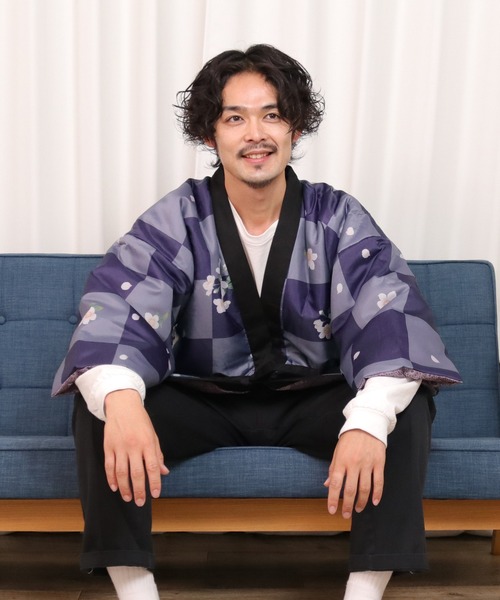 KYOETSU(キョウエツ)の「リバーシブル半纏(その他アウター・メンズ・グレー系その他3/グレー系その他/グレー系その他2/パープル系その他/ブルー系その他2/ブルー系その他・M/L)」の6枚目の写真