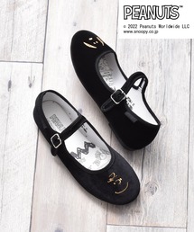 SVEC | SVEC × PEANUTS ピーナッツ SNOOPY / スヌーピー と チャーリー・ブラウン の カンフーシューズ(バレエシューズ)