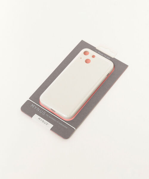 bpr BEAMS（ビーピーアール ビームス ）の「MYNUS / iPhone13mini ケース（スマホケース/カバー・メンズ・ホワイト/ブラック/シルバー・ONE SIZE）」の16枚目の写真