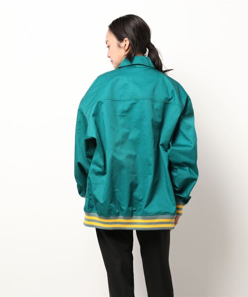 DANKE SCHON（ダンケシェーン）の「DankeSchon/ダンケシェーン/TCジャケット（ブルゾン・レディース・ブラック/グリーン・FREE）」の4枚目の写真