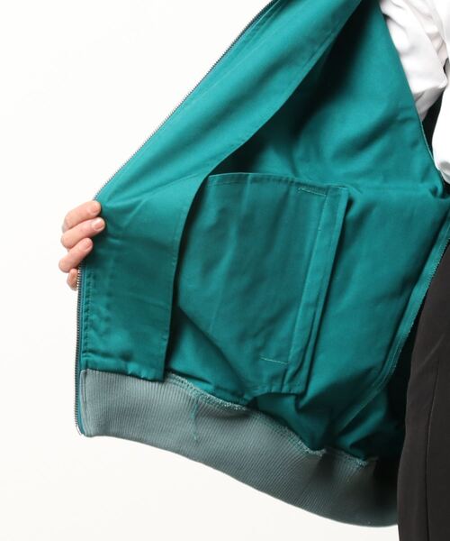 DANKE SCHON（ダンケシェーン）の「DankeSchon/ダンケシェーン/TCジャケット（ブルゾン・レディース・ブラック/グリーン・FREE）」の3枚目の写真