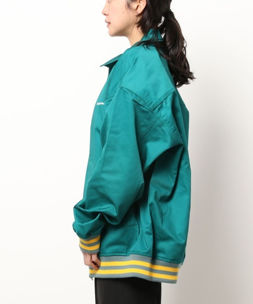 DANKE SCHON（ダンケシェーン）の「DankeSchon/ダンケシェーン/TCジャケット（ブルゾン・レディース・ブラック/グリーン・FREE）」の6枚目の写真