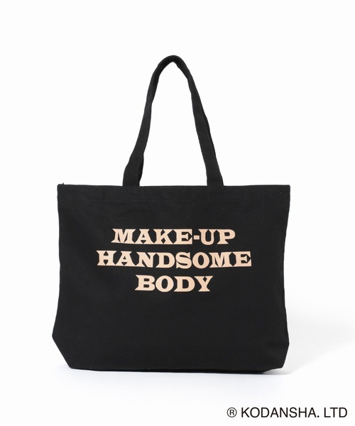 417 EDIFICE SELECT(フォーワンセブンエディフィスセレクト)の「【Hot-Dog PRESS / ホットドッグプレス】別注COVER PHRASE TOTE BAG(トートバッグ・メンズ・チャコールグレー/ブラック・FREE)」の1枚目の写真