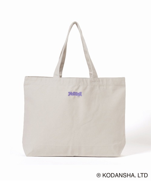 417 EDIFICE SELECT(フォーワンセブンエディフィスセレクト)の「【Hot-Dog PRESS / ホットドッグプレス】別注COVER PHRASE TOTE BAG(トートバッグ・メンズ・チャコールグレー/ブラック・FREE)」の3枚目の写真