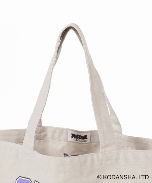 417 EDIFICE SELECT(フォーワンセブンエディフィスセレクト)の「【Hot-Dog PRESS / ホットドッグプレス】別注COVER PHRASE TOTE BAG(トートバッグ・メンズ・チャコールグレー/ブラック・FREE)」の5枚目の写真