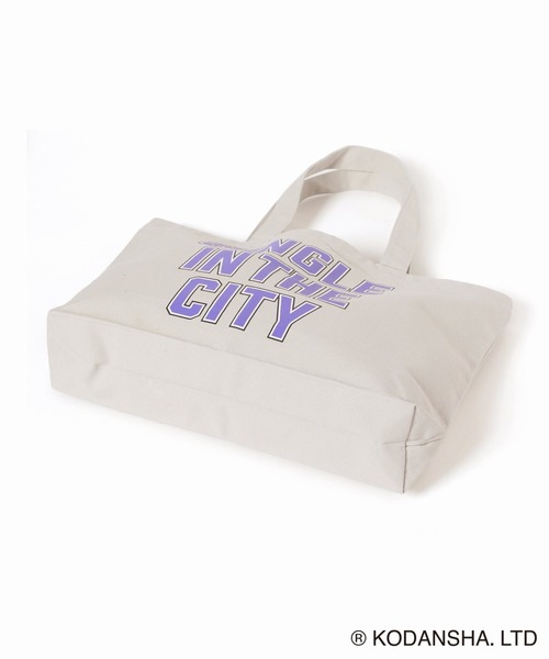 417 EDIFICE SELECT(フォーワンセブンエディフィスセレクト)の「【Hot-Dog PRESS / ホットドッグプレス】別注COVER PHRASE TOTE BAG(トートバッグ・メンズ・チャコールグレー/ブラック・FREE)」の6枚目の写真