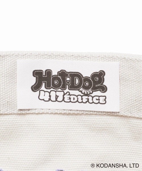 417 EDIFICE SELECT(フォーワンセブンエディフィスセレクト)の「【Hot-Dog PRESS / ホットドッグプレス】別注COVER PHRASE TOTE BAG(トートバッグ・メンズ・チャコールグレー/ブラック・FREE)」の11枚目の写真
