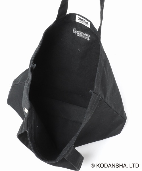 417 EDIFICE SELECT(フォーワンセブンエディフィスセレクト)の「【Hot-Dog PRESS / ホットドッグプレス】別注COVER PHRASE TOTE BAG(トートバッグ・メンズ・チャコールグレー/ブラック・FREE)」の19枚目の写真