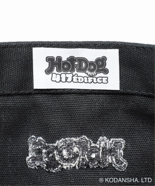417 EDIFICE SELECT(フォーワンセブンエディフィスセレクト)の「【Hot-Dog PRESS / ホットドッグプレス】別注COVER PHRASE TOTE BAG(トートバッグ・メンズ・チャコールグレー/ブラック・FREE)」の20枚目の写真