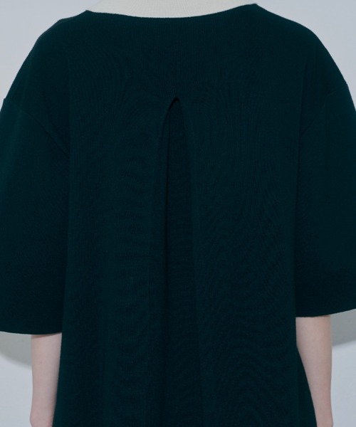 VACANCY(ヴァカンシー)の「ハーフスリーブポロニットワンピース(ワンピース・レディース・ブラック/ブルー/グリーン・FREE)」の13枚目の写真