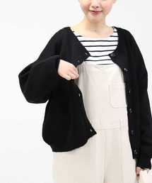 HONEYSUCKLE ROSE | 【HONEYSUCKLE ROSE】クルー２WAYカーディガン(カーディガン/ボレロ)