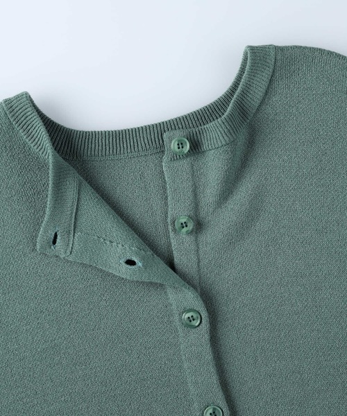 HONEYSUCKLE ROSE(ハニーサックルローズ)の「【HONEYSUCKLE ROSE】クルー2WAYカーディガン(カーディガン/ボレロ・レディース・ライトベージュ/グリーン/ブラック・M/L)」の21枚目の写真