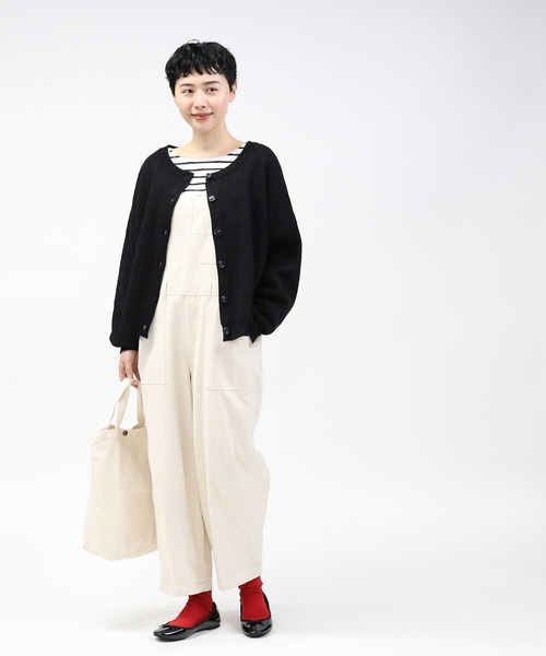 HONEYSUCKLE ROSE(ハニーサックルローズ)の「【HONEYSUCKLE ROSE】クルー2WAYカーディガン(カーディガン/ボレロ・レディース・ライトベージュ/グリーン/ブラック・M/L)」の7枚目の写真