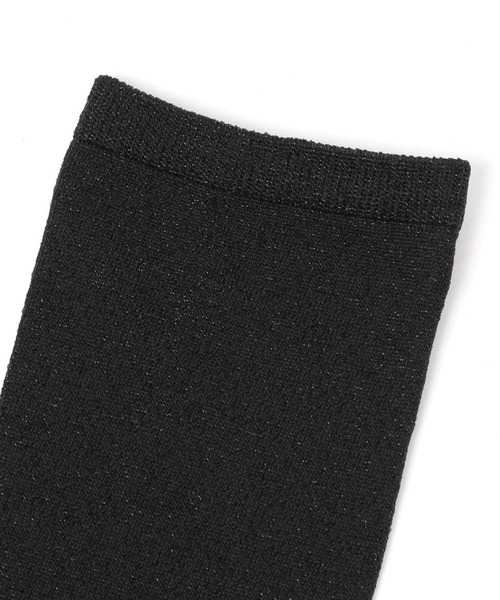 niko and...（ニコアンド）の「オリジナルラメ2セットソックス（ソックス/靴下・レディース・ブラック/パープル/イエロー・FREE）」の4枚目の写真