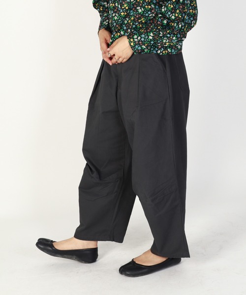 SETTO（セット）の「DOKONO PANTS：ワイドタックパンツ（チノパンツ