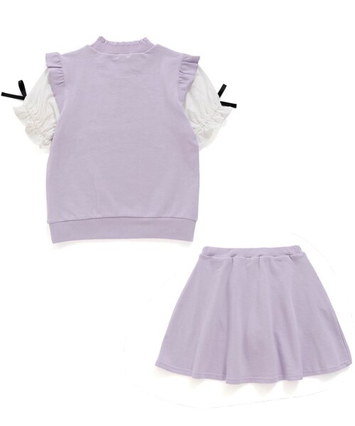 algy（アルジー）の「フリルベストセットアップ（セットアップ・キッズ・ブラック/サックスブルー/ラベンダー・SMALL/MEDIUM/X-SMALL/XX-SMALL）」の17枚目の写真