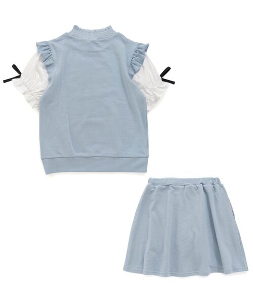algy（アルジー）の「フリルベストセットアップ（セットアップ・キッズ・ブラック/サックスブルー/ラベンダー・SMALL/MEDIUM/X-SMALL/XX-SMALL）」の18枚目の写真