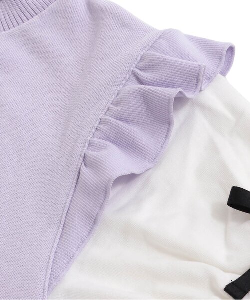 algy（アルジー）の「フリルベストセットアップ（セットアップ・キッズ・ブラック/サックスブルー/ラベンダー・SMALL/MEDIUM/X-SMALL/XX-SMALL）」の20枚目の写真
