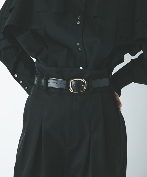 JOURNAL STANDARD（ジャーナルスタンダード）の「【KIARISvintage＆closet×JOURNALSTANDARD】ベルトセットワイドパンツ（その他パンツ・レディース・イエロー/ブラック・38/36）」の18枚目の写真