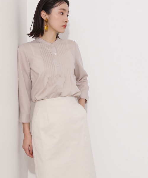 洗える シアーピンタックブラウス シャツ ブラウス Natural Beauty Basic ナチュラルビューティーベーシック のファッション通販 Zozotown